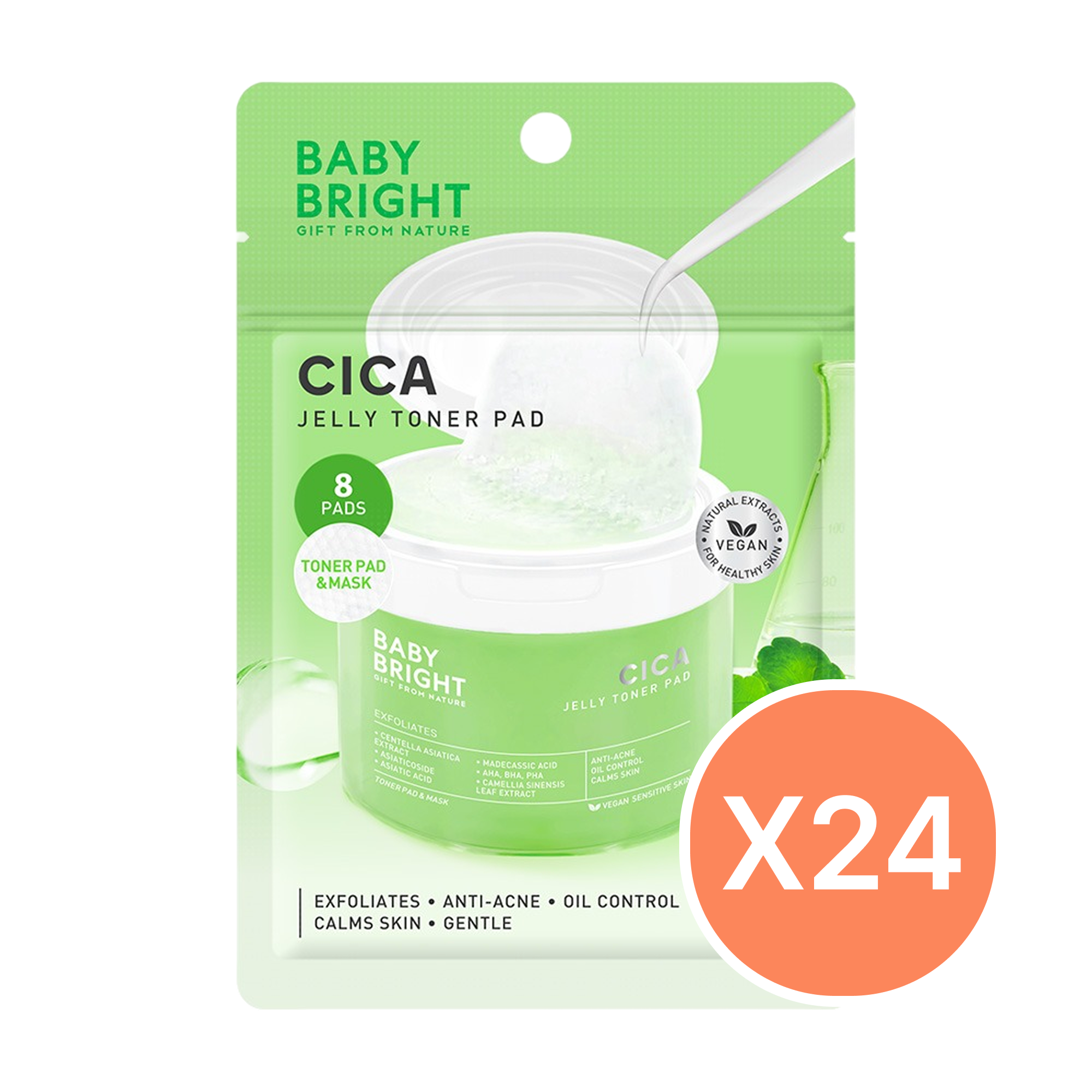 Cica Jelly Toner Pad — Baby Bright