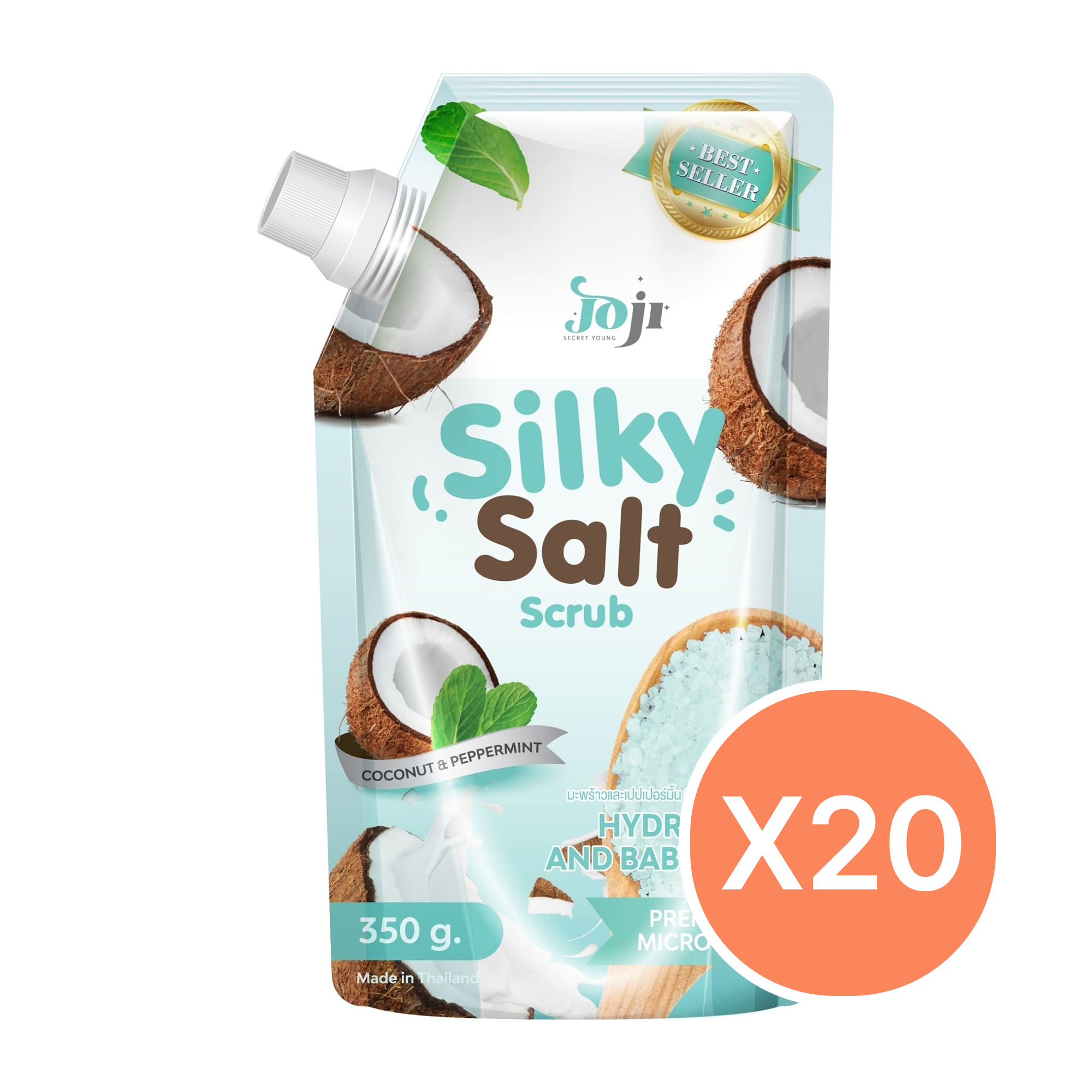 Silky salt scrub coconut & peppermint — JOJI