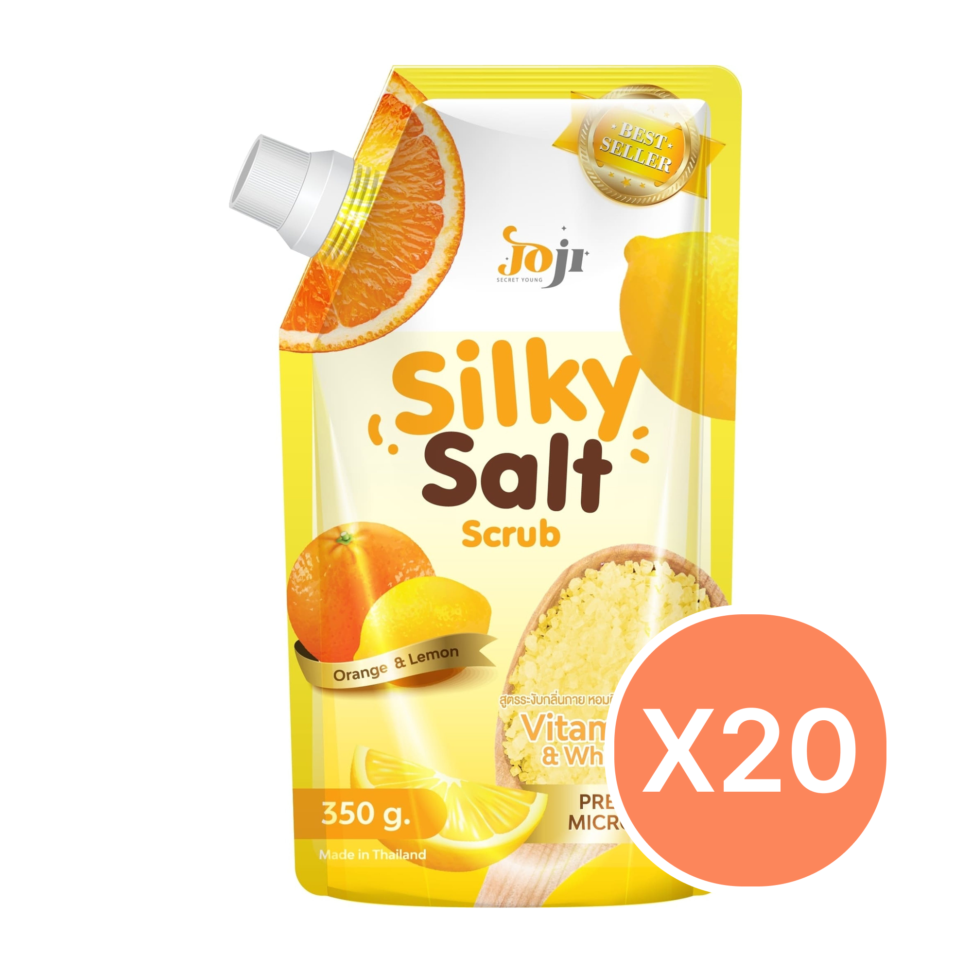Silky salt scrub orange & lemon — JOJI