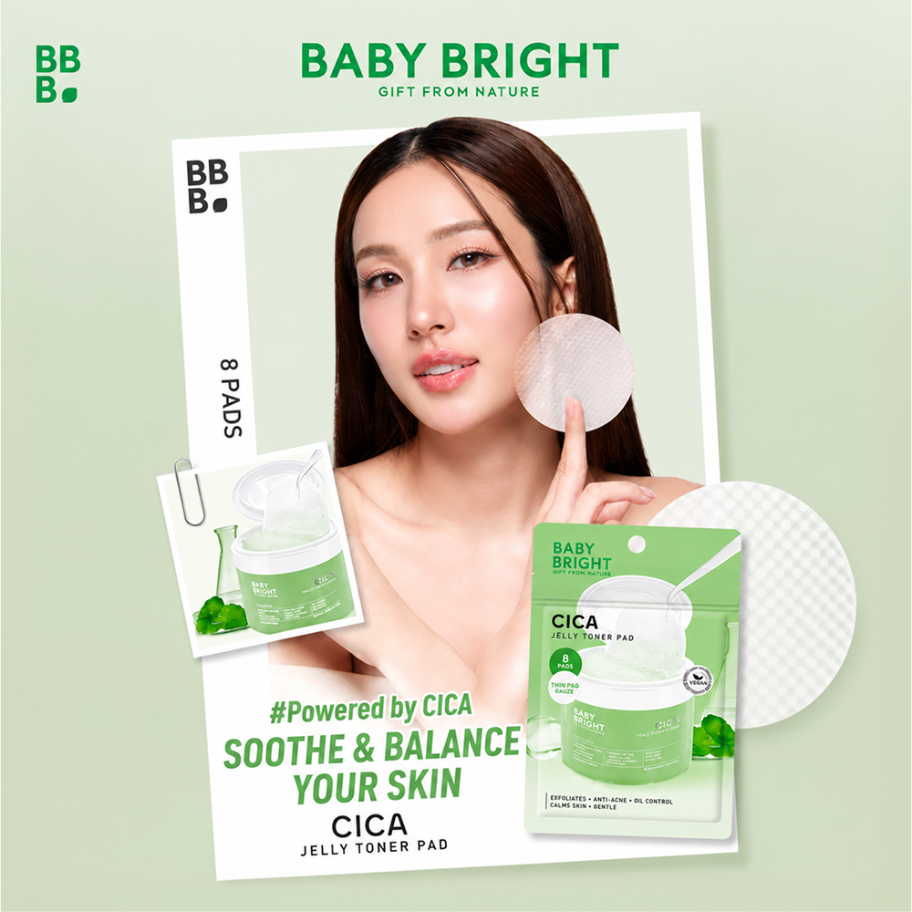 Cica Jelly Toner Pad-Baby Bright