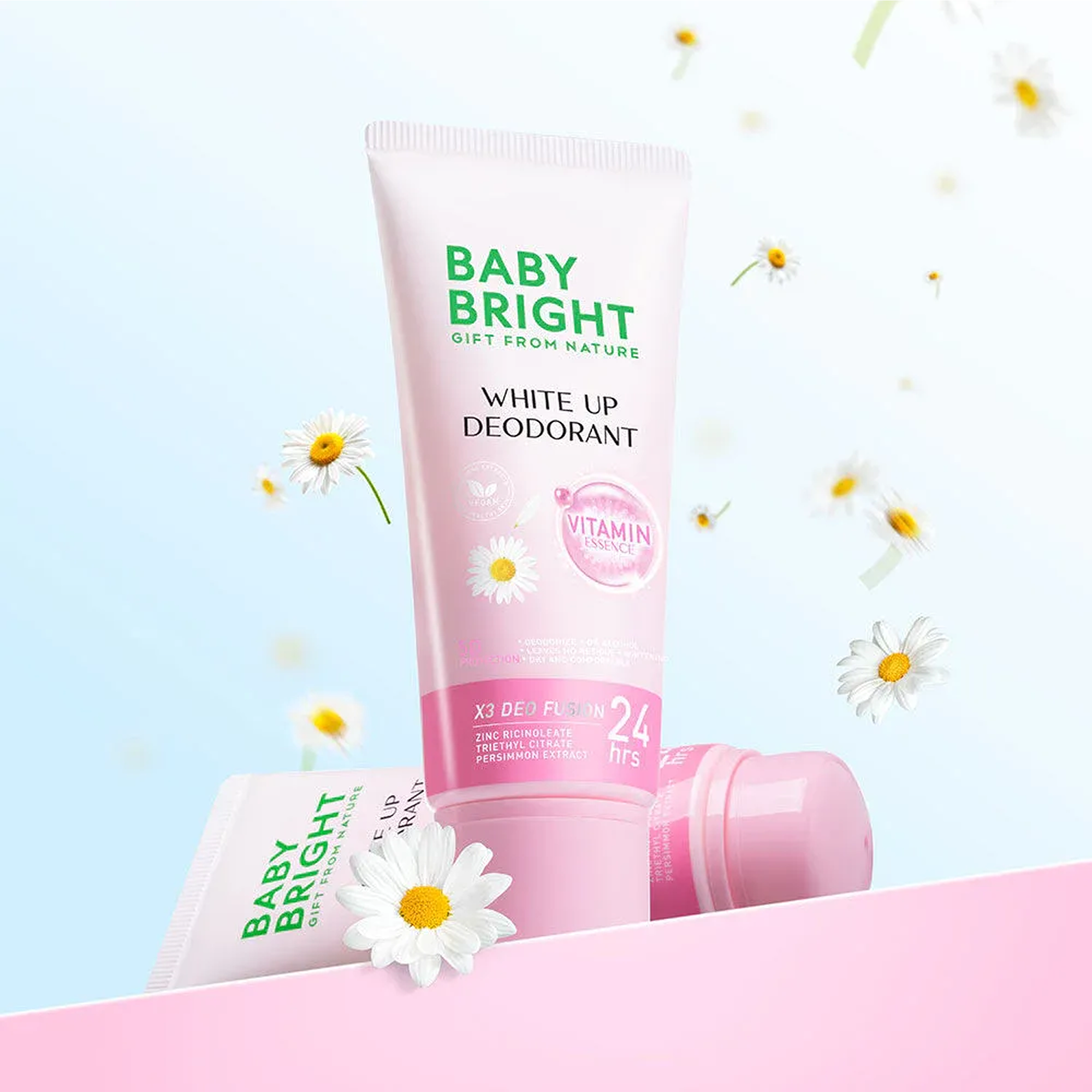 White Up Deodorant-Baby Bright