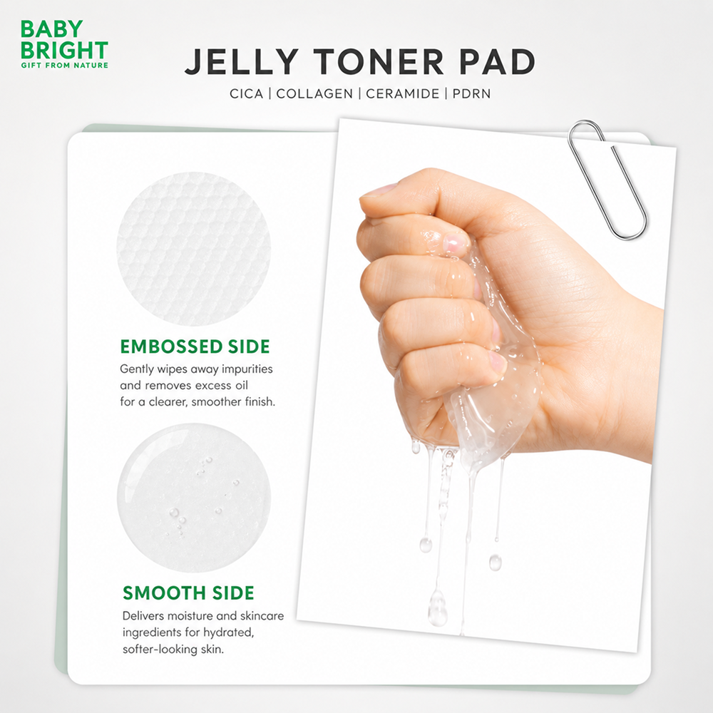Cica Jelly Toner Pad-Baby Bright