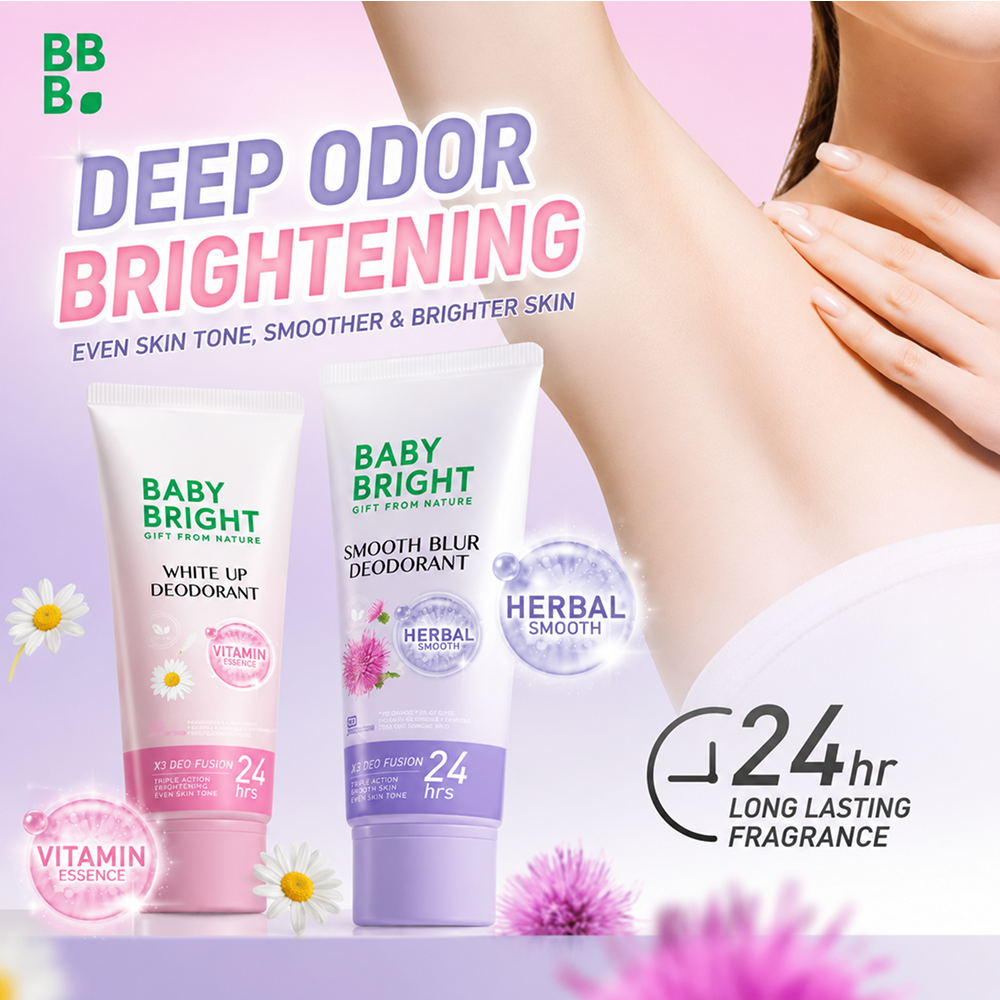 White Up Deodorant-Baby Bright